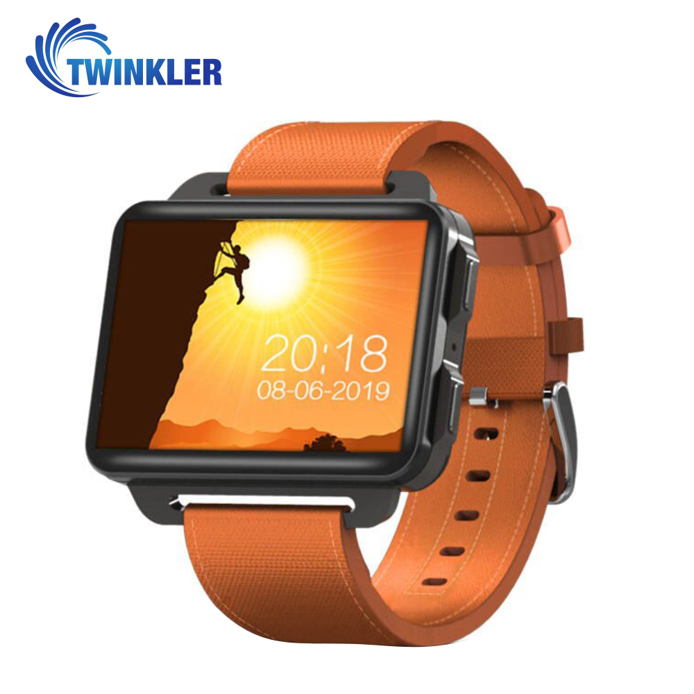 Ceas Smartwatch TKY-DM99 cu Functie Apelare, Ritm cardiac, Camera, GPS, WIFI, Apel video, Pedometru, Notificari, Android, Portocaliu