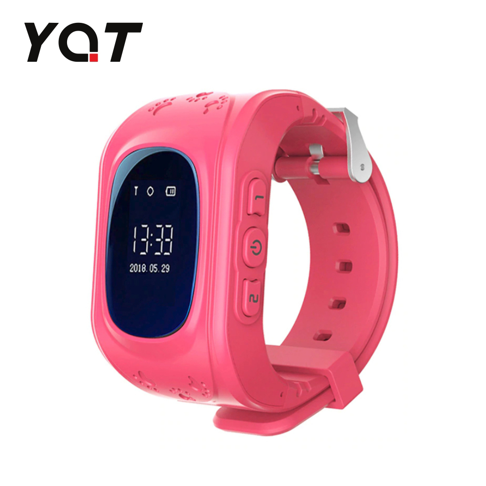Ceas Smartwatch Pentru Copii YQT Q50 cu Functie Telefon, Localizare GPS, Pedometru, SOS – Roz, Cartela SIM Cadou