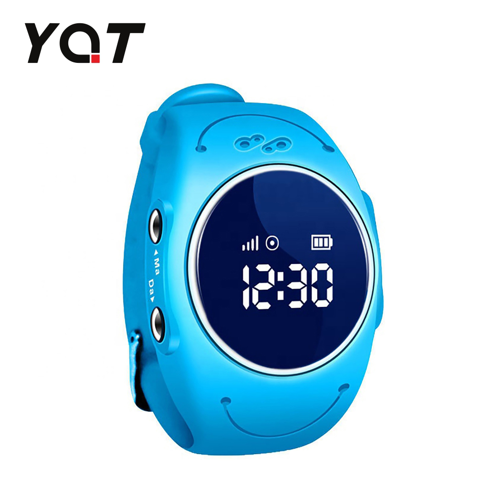 Ceas Smartwatch Pentru Copii YQT Q520S cu Functie Telefon, Localizare GPS, Istoric traseu, Apel de Monitorizare, Calitate somn, Pedometru, Albastru, Cartela SIM Cadou