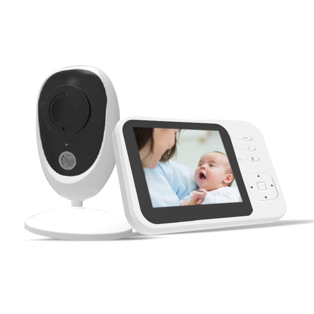 Video Baby Monitor, BS-SM35, 3.5” LCD, 17 dBm, Monitorizare temperatura, Cantece de leagan