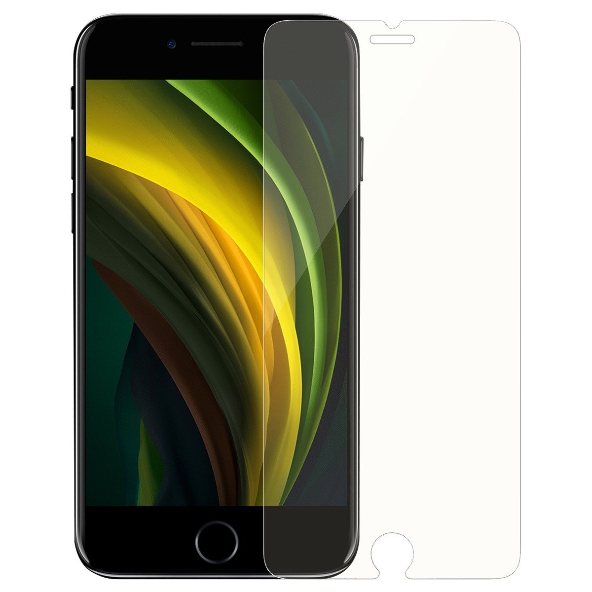 Pachet 2 folii de sticla pentru protectie ecran, Apple iPhone SE 2020, Protectie 9H, 4.7 inch