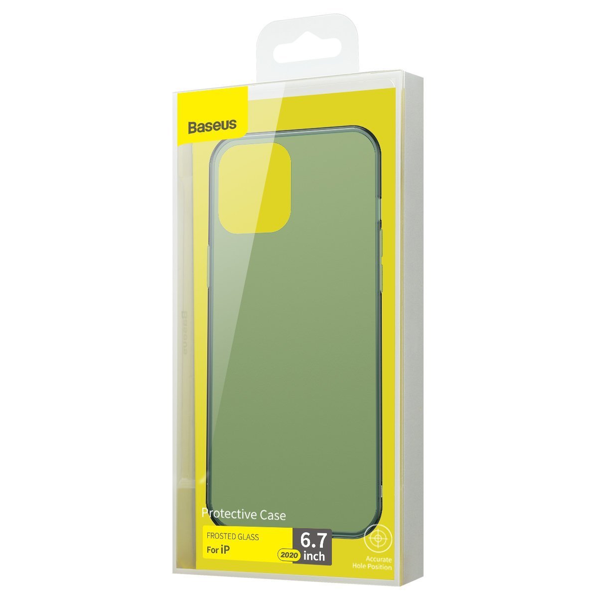 Husa pentru Apple iPhone 12 Pro Max, Baseus Protective Case, Verde, 6.7 inch