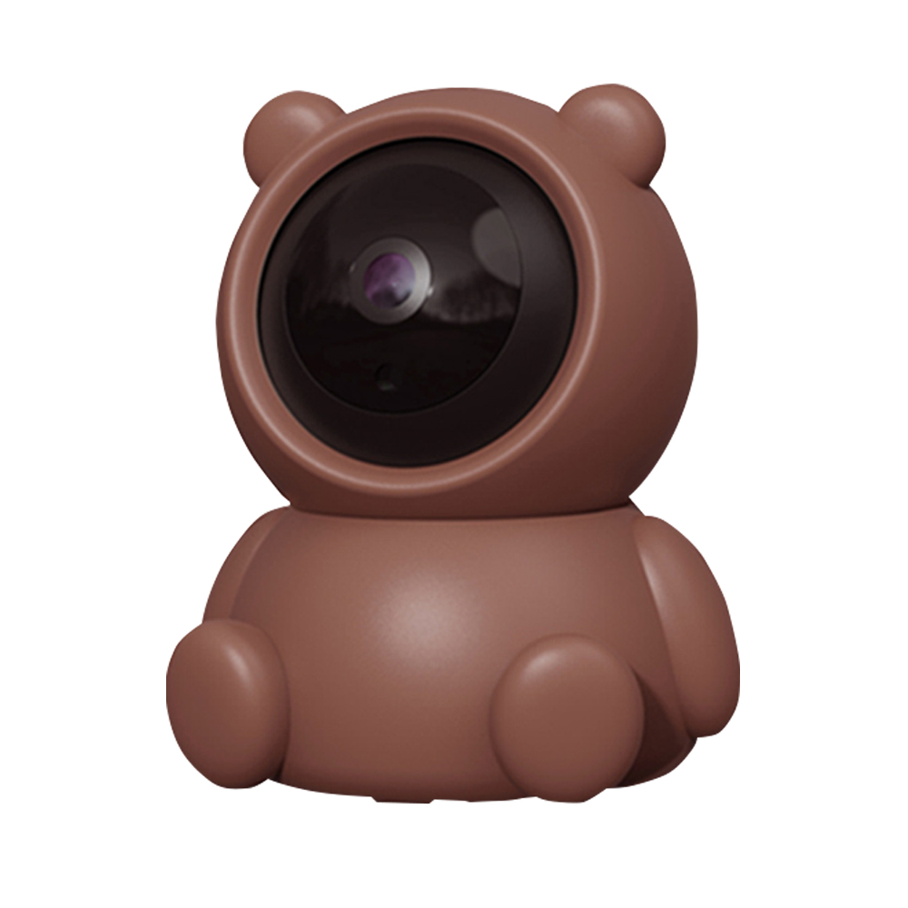 Video Baby Monitor Bear AB88, Maro, Detectare miscare, Monitorizare 360°, Vedere nocturna, Comunicare bidirectionala, Slot microSD