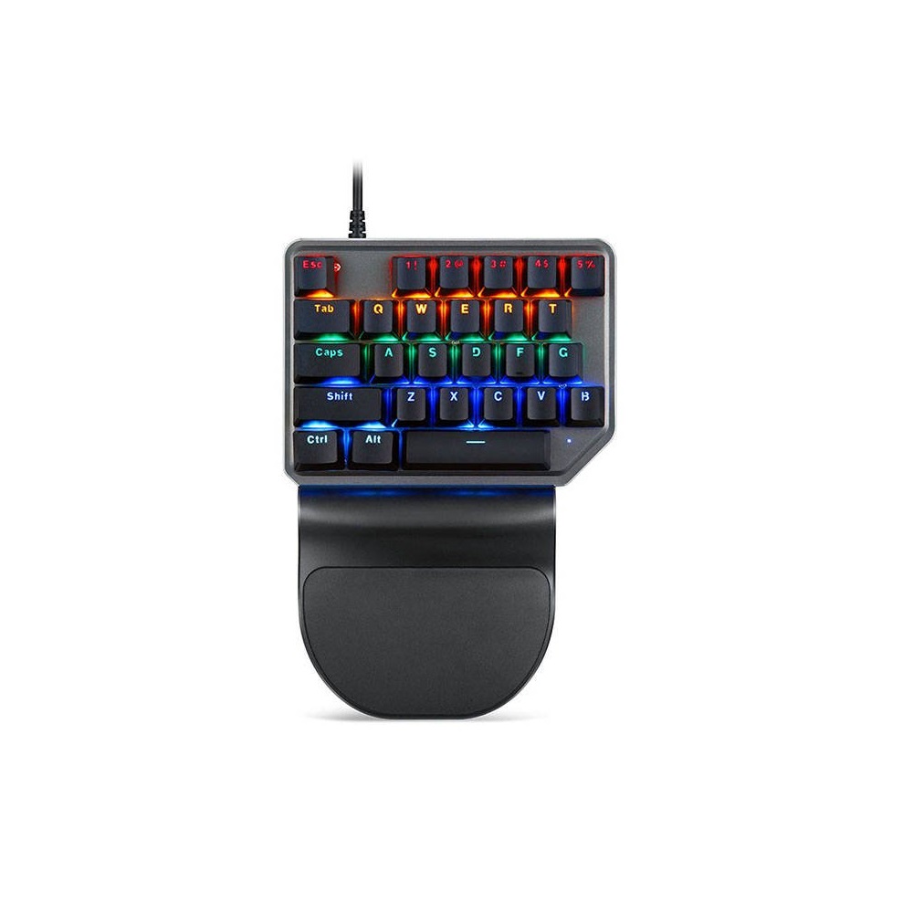 Tastatura Gaming Motospeed K27, Mecanica, Conexiune USB, Iluminare RGB, Cablu 1.5 m