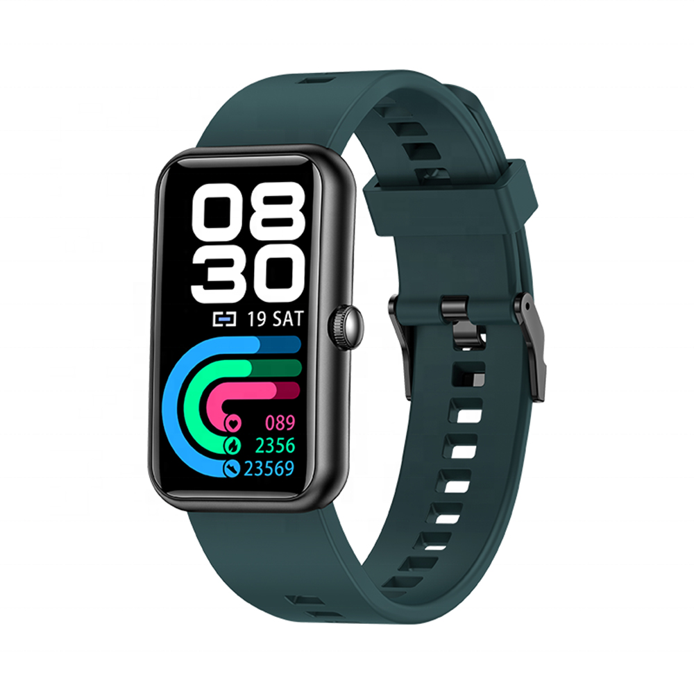 Ceas Smartwatch Twinkler TKY-X38, Verde inchis cu Functii sanatate si fitness, Moduri sportive, Monitorizare somn, Cronometru, Memento sedentar, Alarma