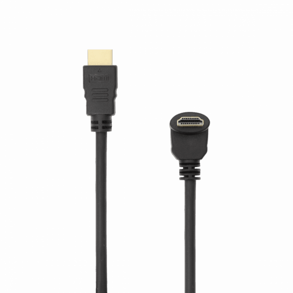 Cablu Audio-Video HDMI Ethernet 90° SBOX, Rezolutie maxima 4K x 2K, Lungime Cablu 1,5m, Negru