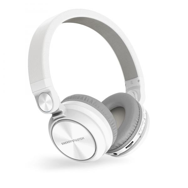 Casti over-ear Bluetooth Energy Sistem BT Urban 2 Radio, Radio FM, MP3 Player, 3.5mm Jack, Alb