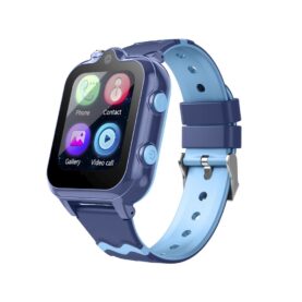 Ceas Smartwatch Pentru Copii Wonlex KT18 Pro cu Functie Telefon, 2 camere, Localizare, Apel video, Istoric, Magazin aplicatii, Albastru
