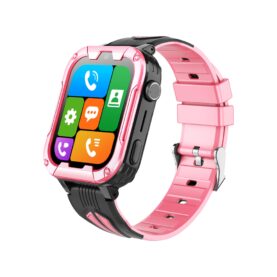 Ceas Smartwatch Pentru Copii Wonlex KT32 cu Functie Telefon, Localizare, Apel video, Camera foto, Magazin aplicatii, Roz