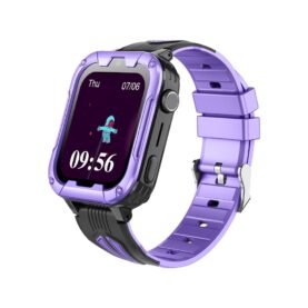 Ceas Smartwatch Pentru Copii Wonlex KT32 cu Functie Telefon, Localizare, Apel video, Camera foto, Magazin aplicatii, Violet