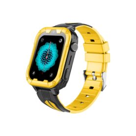 Ceas Smartwatch Pentru Copii Wonlex KT32 cu Functie Telefon, Localizare, Apel video, Camera foto, Magazin aplicatii, Galben