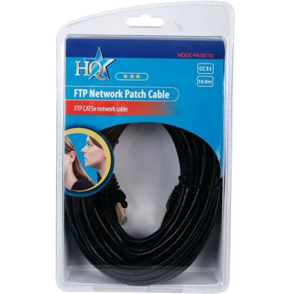 Cablu HQ retea FTP croscable 10m cat 5e