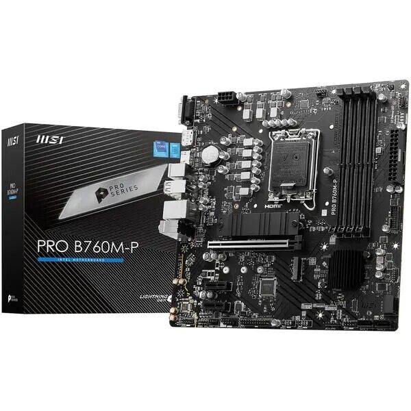 Placa de baza MSI PRO B760M-P DDR5, Socket 1700