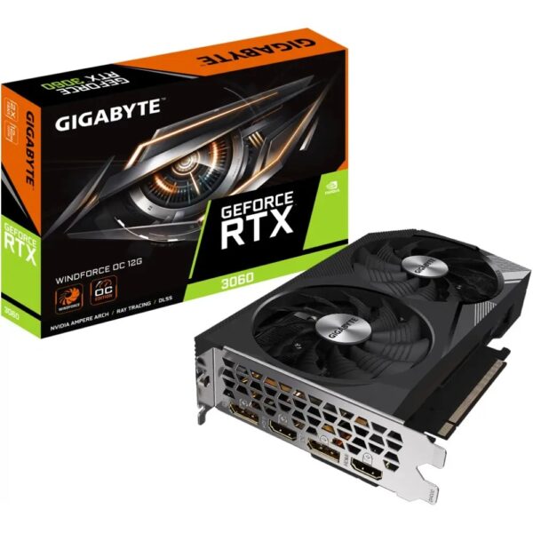 Placa video GIGABYTE WindForce GeForce® RTX™ 3060 OC, 12GB GDDR6, 192-bit