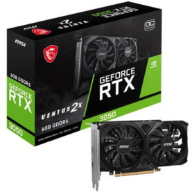 Placa video MSI GeForce RTX 3050 VENTUS 2X OC 6GB GDDR6 96-bit