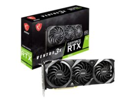 Placa video MSI GeForce RTX 3060 VENTUS 3X OC 12GB GDDR6 192-bit