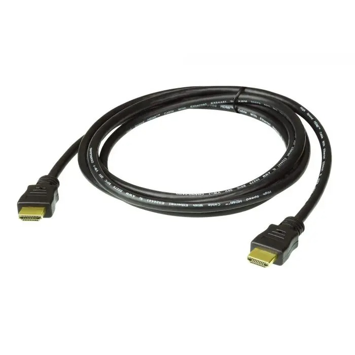 Cablu HDMI tata – HDMI tata, High Speed, 1.8m, 4K @ 60Hz, AWM, negru