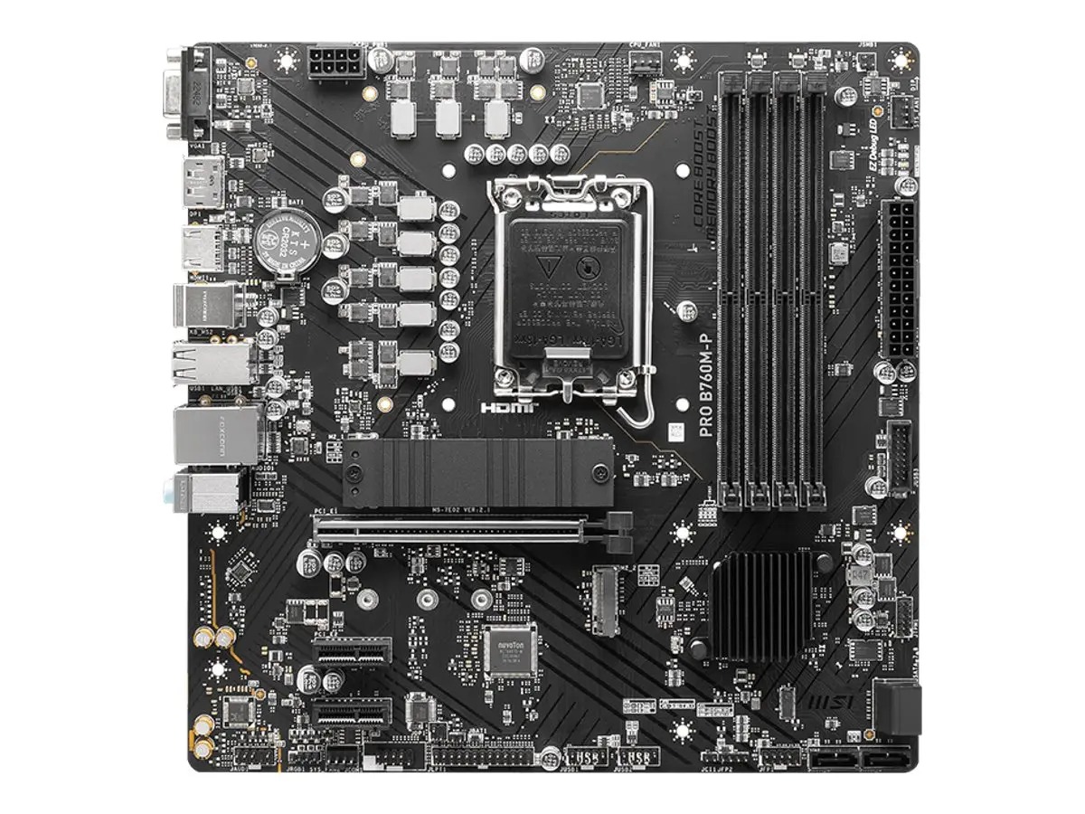 Placa de baza MSI PRO B760M-P DDR5, Socket 1700