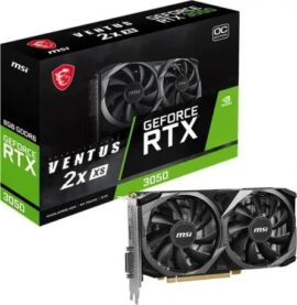 Placa video MSI GeForce RTX 3050 VENTUS 2X XS 8G OC, 8GB GDDR6, 128-bit