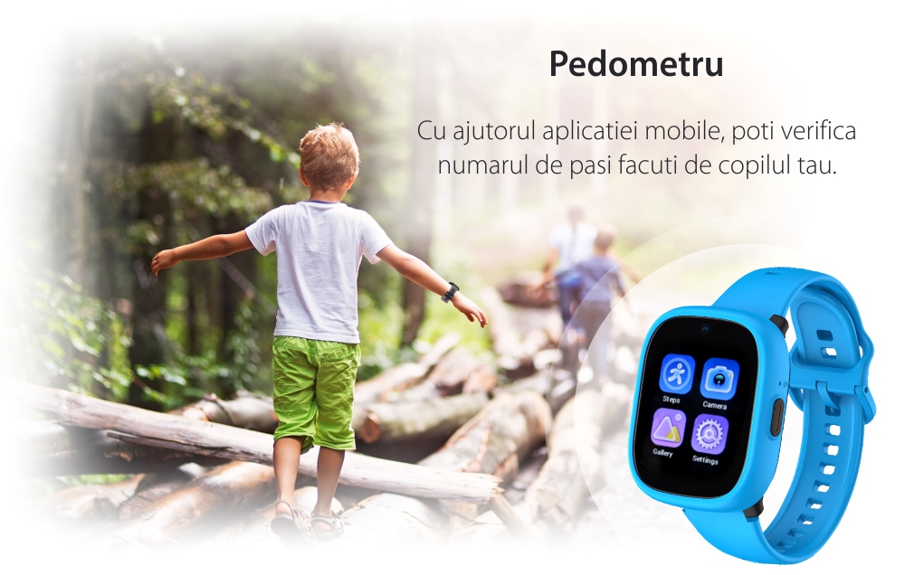 Ceas Smartwatch Pentru Copii LAGENIO K3, Model 2024, Premium cu Functie Telefon, Monitorizare Sanatate, Conexiune 4G, Roz