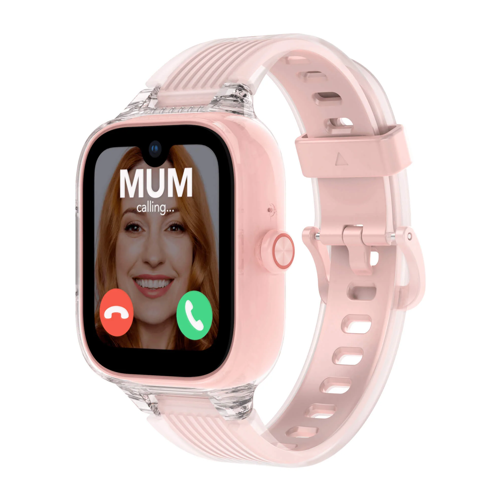 Ceas Smartwatch Pentru Copii LAGENIO K2 cu Functie Telefon, Display AMOLED, Camera 5MP,  Android 8.1, Conexiune 4G, GPS, Tracker & Control Parental, Roz